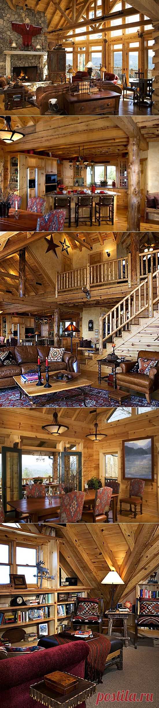 Luxury Log Home, Adore Your Place - Interior Design Blog