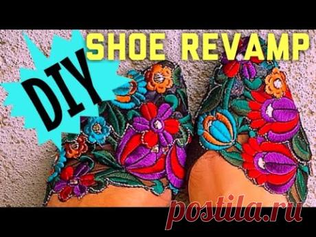 DIY SHOE REVAMP - DIY STYLE
