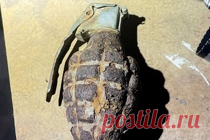 Трехлетний мальчик нашел перед домом боевую гранату