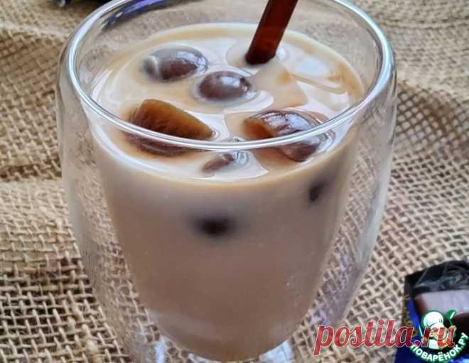 Молоко с кофейным льдом – кулинарный рецепт