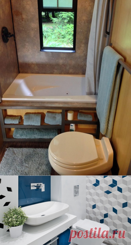 20 маленьких красиво декорированных санузлов - Roomble.com