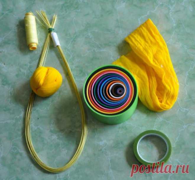 Полевые цветы из капрона — Сделай сам, идеи для творчества - DIY Ideas
