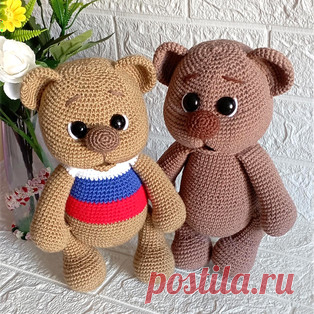 Родной мишка амигуруми. Схемы и описания для вязания игрушек крючком! Бесплатный мастер-класс от Натальи Лариной по вязанию родного мишки крючком. Высота вязаной крючком игрушки примерно 25-26 см. Для изготовления такого…