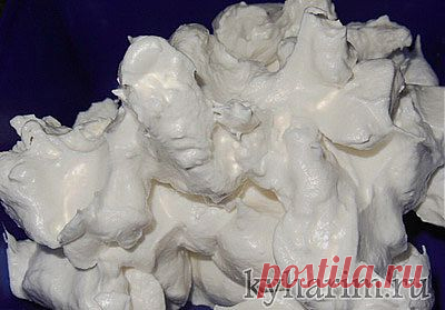 Рецепт белкового крема - заварной белковый крем