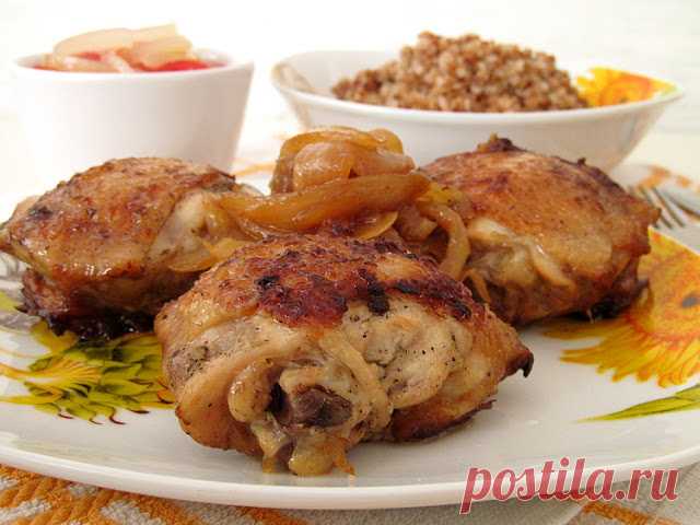 Куриные бедра жареные со вкусом шашлыка