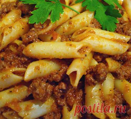 Вкуснейшие макароны по-флотски