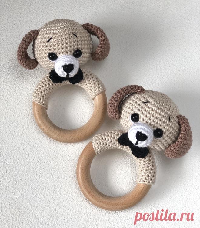 Схемы вязания > Описание погремушки Щенок (PDF) купить в интернет-магазине