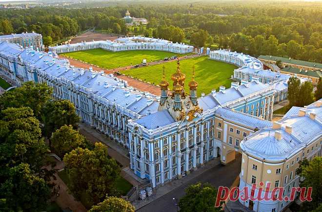 С высоты ведь видно больше красоты! Непревзойденный Екатерининский дворец