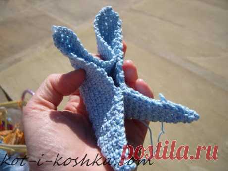 Кот и кошка » Кот связанный крючком