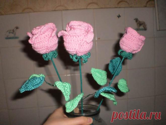 Роза крючком: 50 схем с уроками, как связать красивую розу. Бесплатный пошаговый мастер-класс с фото и подробным описанием для начинающих