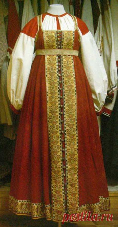 Не шей ты мне матушка...а почему не шей?Косоклинный сарафан..