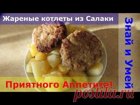 Жареные рыбные котлеты из салаки. Как приготовить салаку