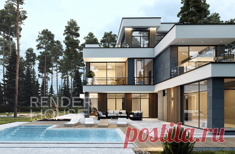 Проект дома Мэдисон парк — строительство под ключ: цены и фото | RNR