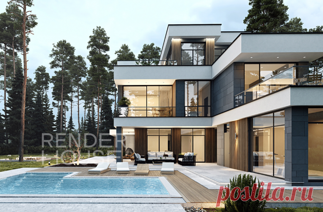 Проект дома Мэдисон парк — строительство под ключ: цены и фото | RNR