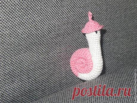 Вяжем милую улиточку крючком - Ярмарка Мастеров - ручная работа, handmade