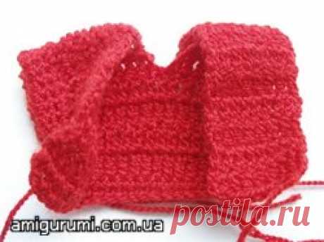 Кофточка для амигуруми крючком