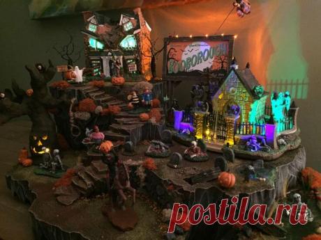 Диорамные интерьерные композиции на Хэллоуин - Planetalsad