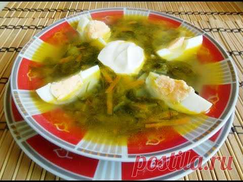 Суп из щавеля с тушенкой