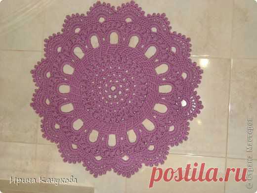 Коврик для дома (крючок) | Страна Мастеров