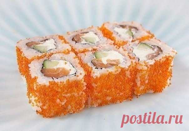 Как приготовить роллы калифорния — любимая вкуснятина девушек! - рецепт, ингредиенты и фотографии