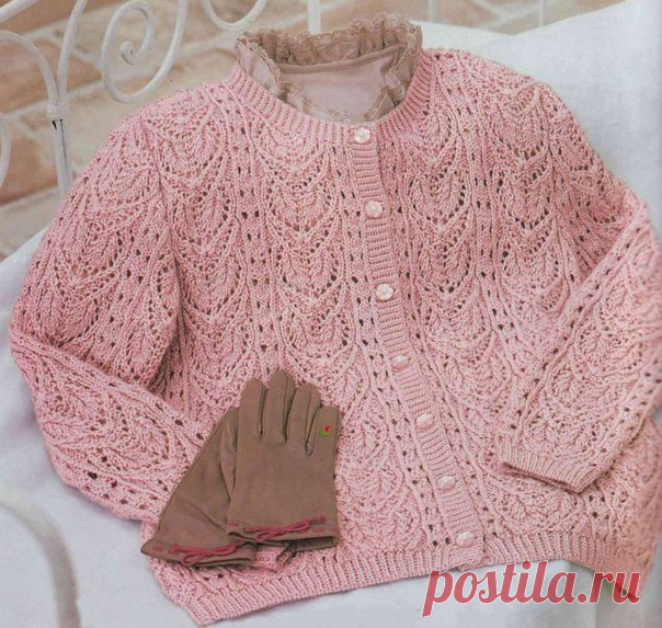 Красивый узор для кофточки