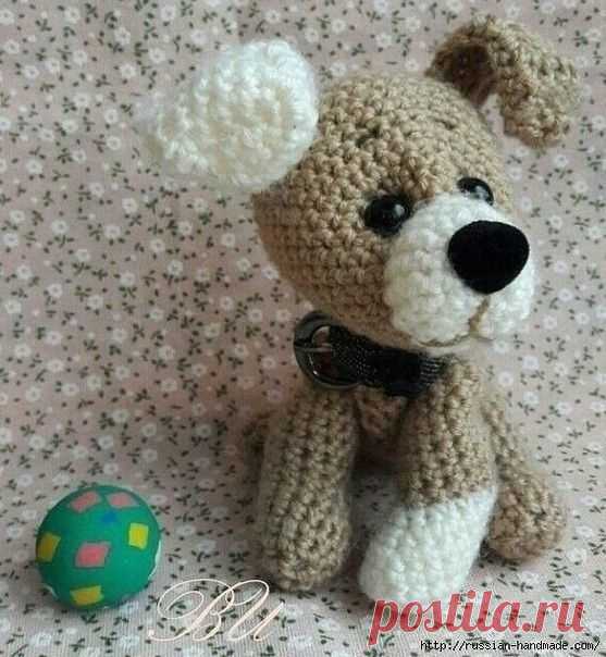 Щенок амигуруми