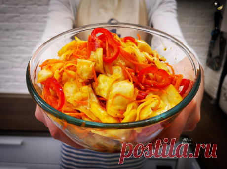 Открыл для себя лучший рецепт капусты «по-корейски», очень вкусно. Готовлю уже вторую кастрюлю и буду делать еще, делюсь | MEREL | KITCHEN | Яндекс Дзен