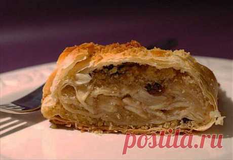 Постный штрудель с яблоками и орехами - Рецепты. Кулинарные рецепты блюд с фото - рецепты салатов, первые и вторые блюда, рецепты выпечки, десерты и закуски - IVONA - bigmir)net - IVONA - bigmir)net