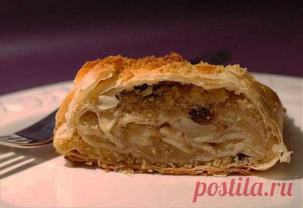 Постный штрудель с яблоками и орехами - Рецепты. Кулинарные рецепты блюд с фото - рецепты салатов, первые и вторые блюда, рецепты выпечки, десерты и закуски - IVONA - bigmir)net - IVONA - bigmir)net