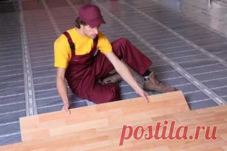 Пленочный теплый пол под ламинат