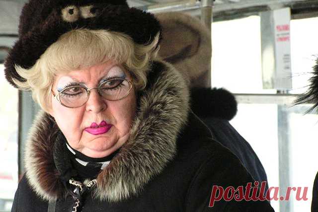 Эта женщина поставила на уши всю маршрутку, и покинула ее очень забавным образом