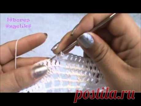 PARTE 2 DE 5: COMO TEJER UN MANTEL DE NOCHEBUENAS  A CROCHET  (( HILERA 10 A LA 14))