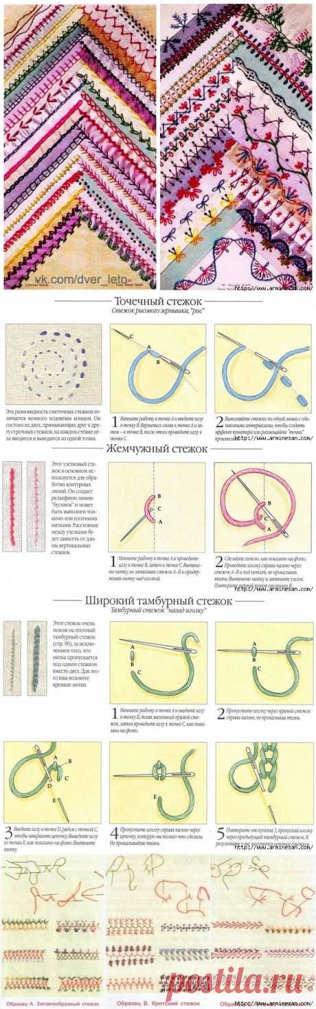 Декоративные швы. Большая коллекция