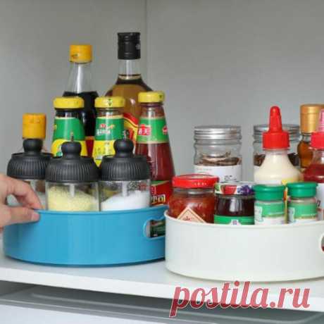 280.79руб. 44% СКИДКА|Вращающиеся лотки для хранения, многофункциональный нескользящий органайзер для уксуса, соевого соуса, полки, контейнер для хранения косметики, Кухонный Контейнер для отчистки|Лотки для хранения|   | АлиЭкспресс Покупай умнее, живи веселее! Aliexpress.com
