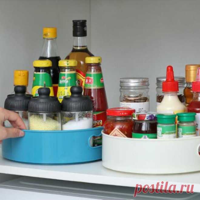 280.79руб. 44% СКИДКА|Вращающиеся лотки для хранения, многофункциональный нескользящий органайзер для уксуса, соевого соуса, полки, контейнер для хранения косметики, Кухонный Контейнер для отчистки|Лотки для хранения|   | АлиЭкспресс Покупай умнее, живи веселее! Aliexpress.com