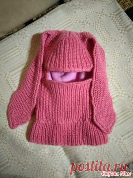 Балаклава "Зайка" - Вязание - Страна Мам