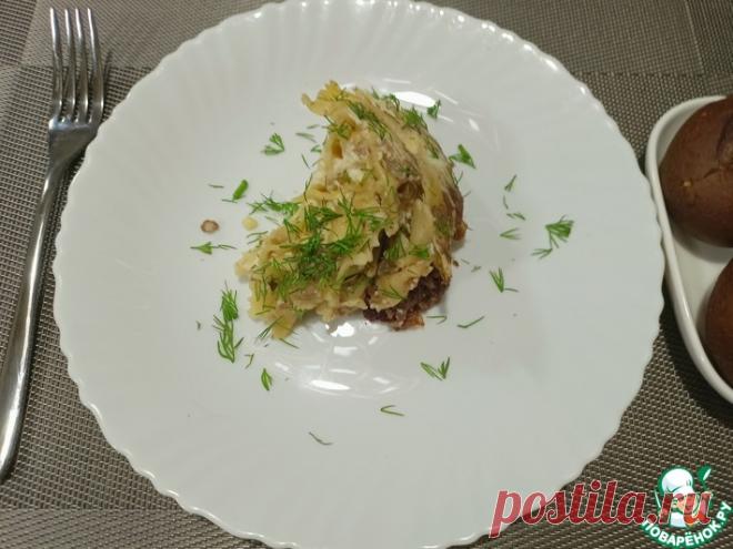 Макаронник с фаршем и сыром Кулинарный рецепт