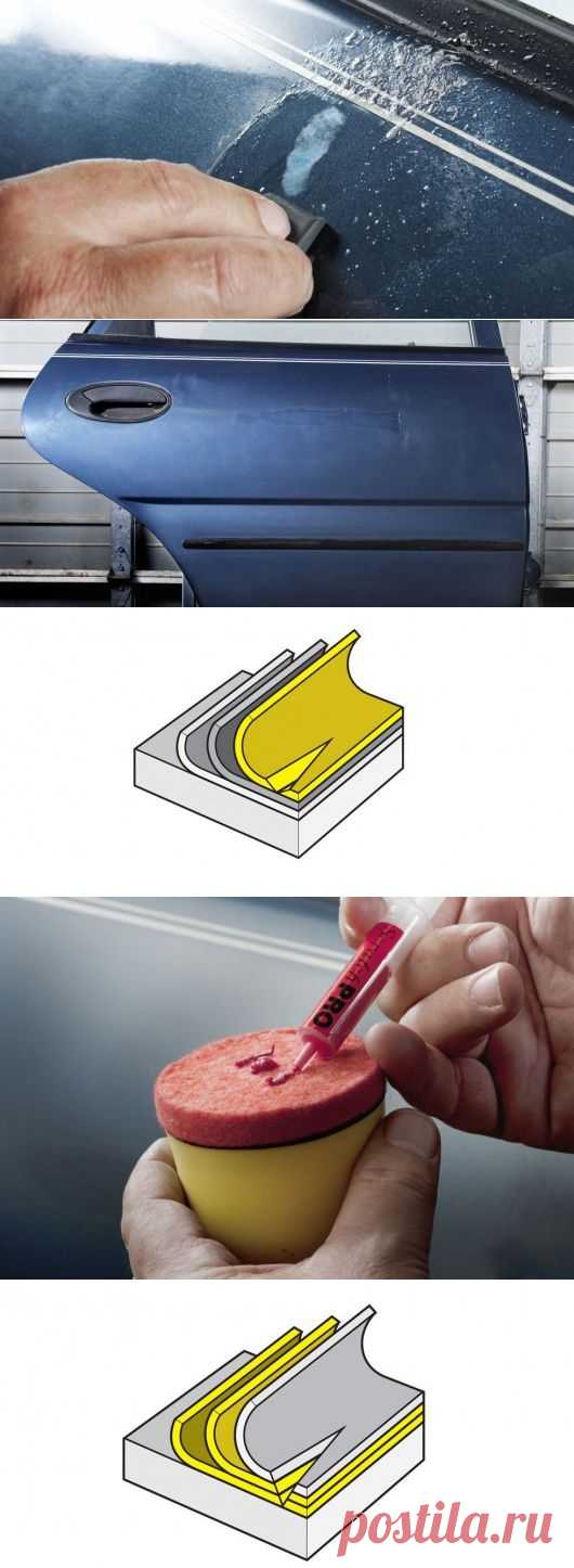 Как убрать царапины на машине