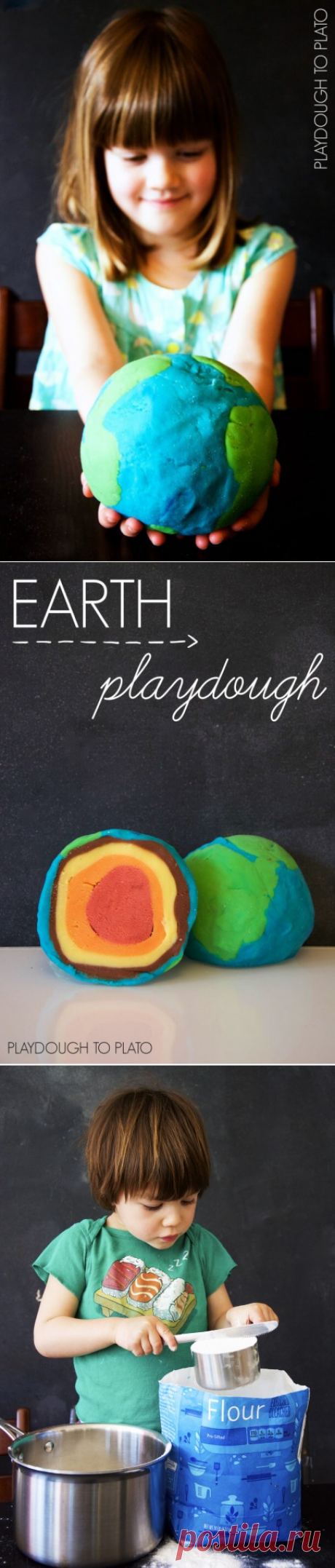 Слои Земли Playdough - Playdough Платону