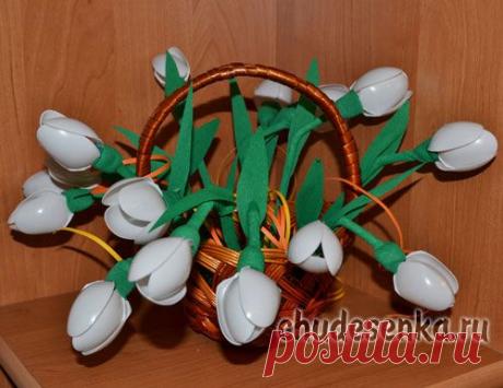 Подснежники своими руками