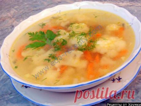 Суп с цветной капустой