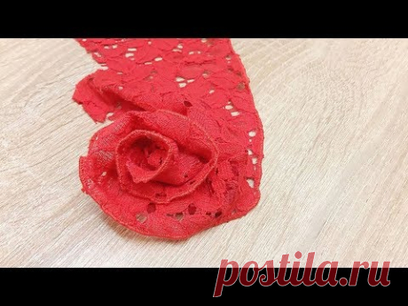 Ролевой шов на кружеве