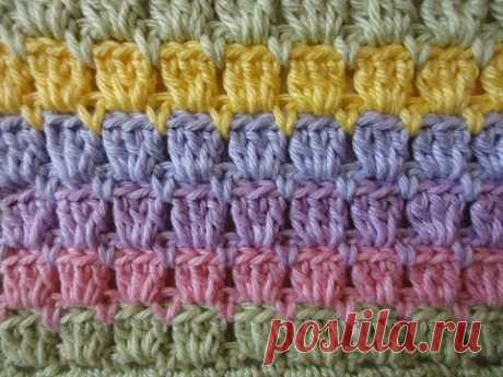 Многоцветный узор Multicolor Crochet pattern
