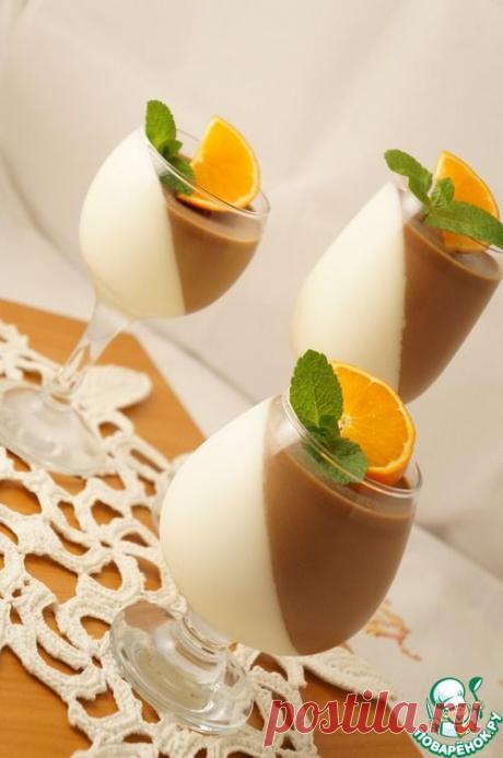 Панна котта &quot;Ты и я&quot; - кулинарный рецепт