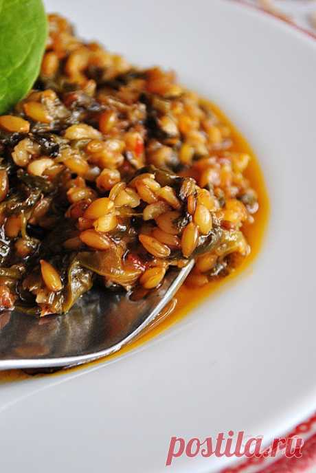 Лимец със спанак на фурна / Einkorn wheat with spinach