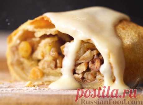 Рецепт: Яблочный штрудель на RussianFood.com