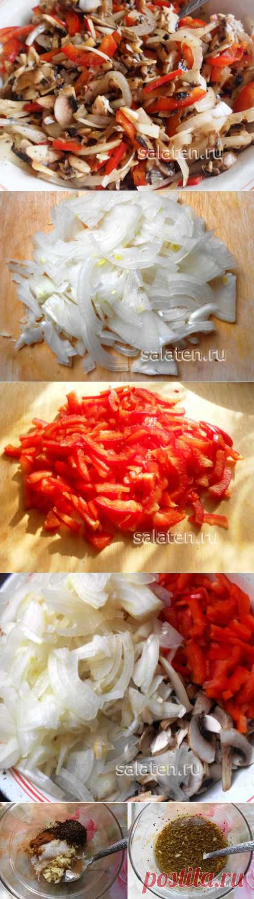 Салат из сырых шампиньонов | Рецепты салатов на каждый день | Блог Маргариты Сизоновой