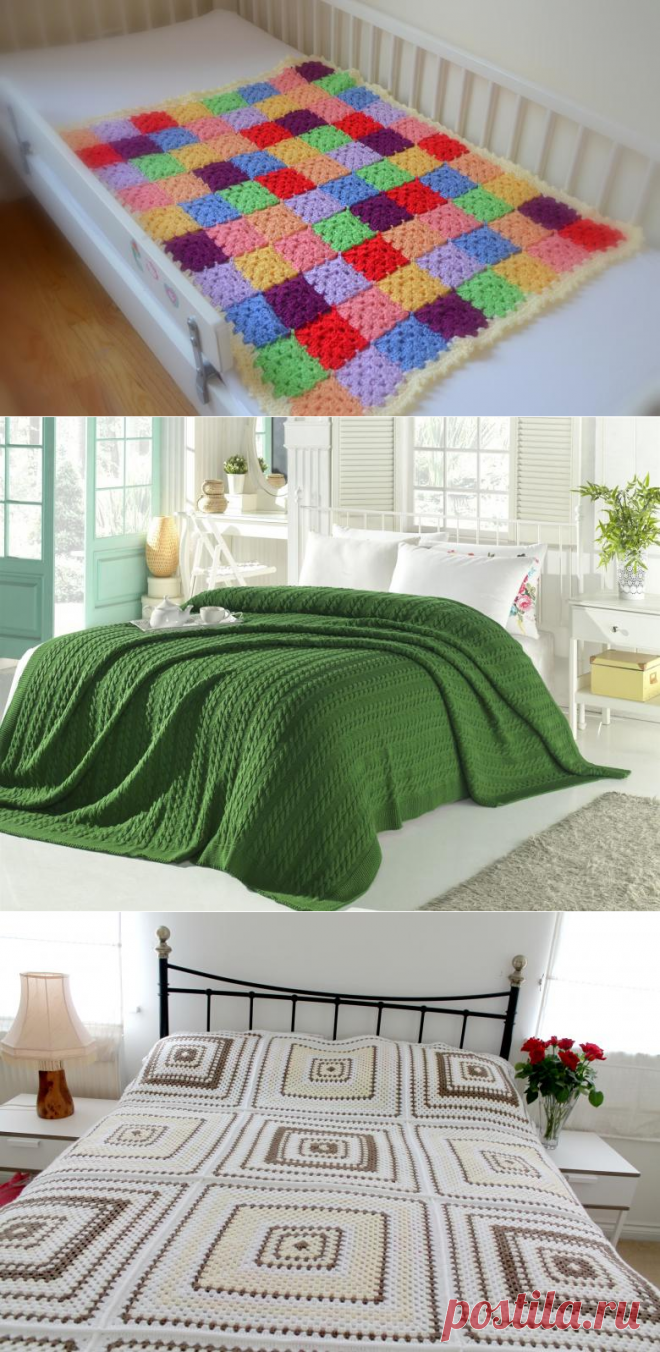 Как связать плед крючком - пошаговое описание схем вязания для начинающих