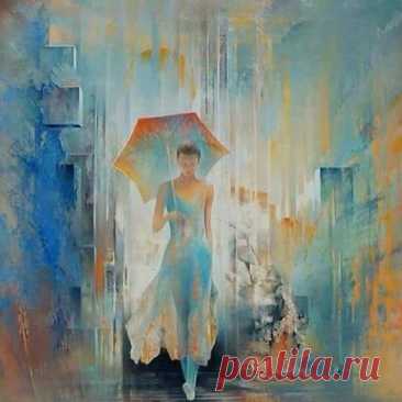 Осенним утром...Французский художник Jean Pierre Monange