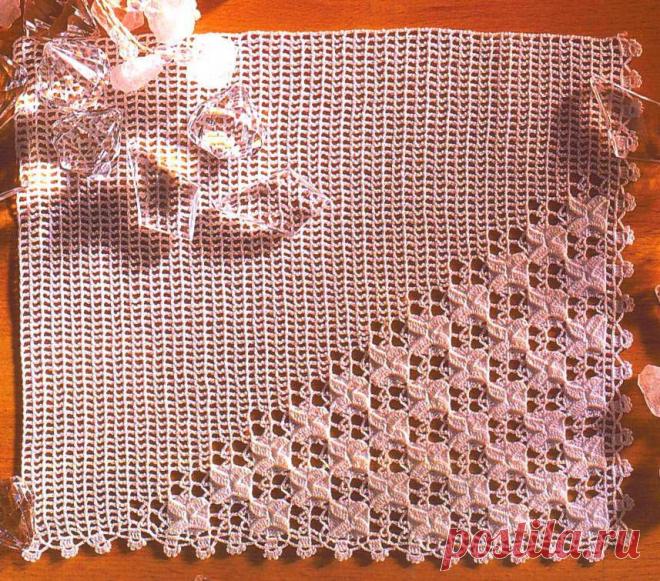 Оригинальный узор(можно связать шарф или топик).